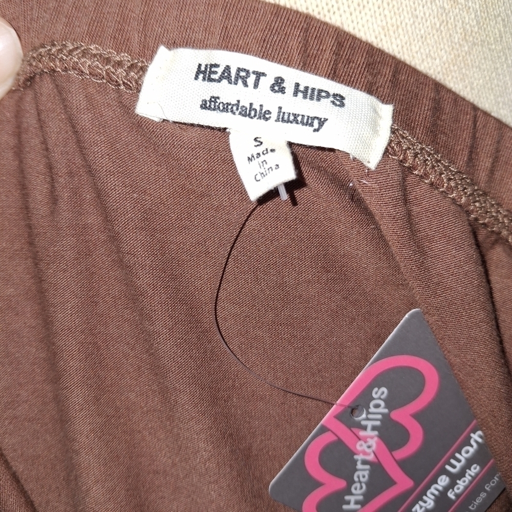 Brown Long Sleeve Bodysuit- W Sz Small - Picture 5 of 5